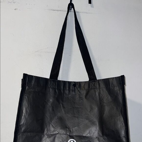 LULULEMON ATHLETICA Black and White Reusable Large Tote Bag - Picture 3 of 7